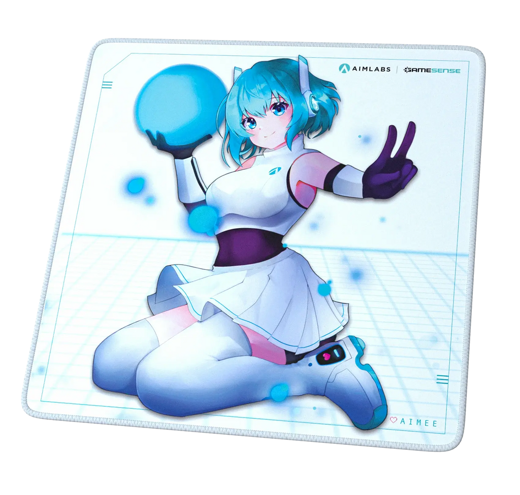 AIMLABS×GameSense公式コラボ 大型マウスパッドAiméeパープル Aimlabs x Gamesense Aimee Mouse Pad (Large)